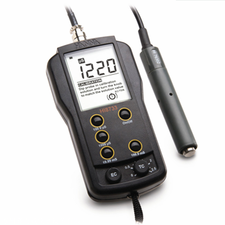 hanna哈纳hi8733便携式电导率ec测定仪