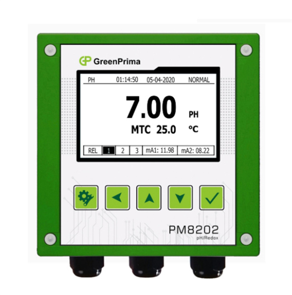 greenprima戈普ph/orp分析仪pm8202p中英文操作界面